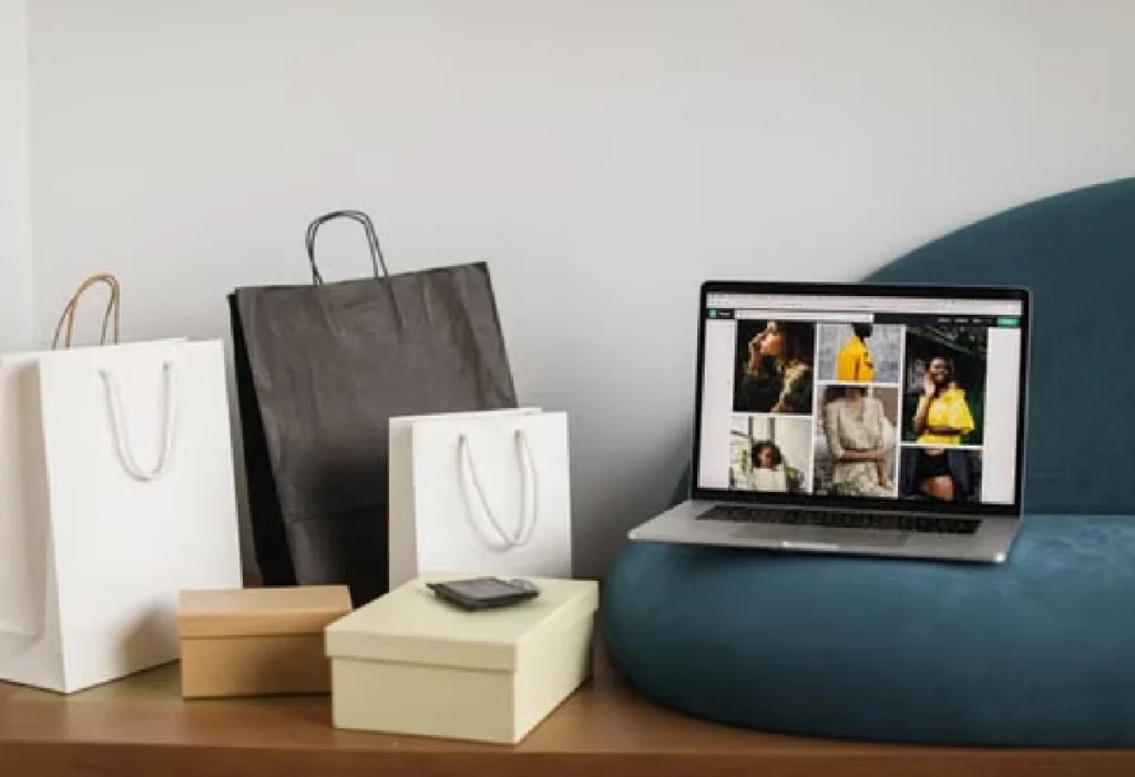 E-commerce products and online store setup