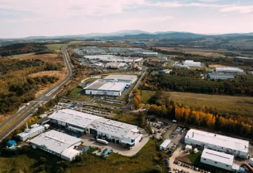 Multi-location business facilities from above