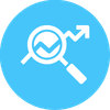SEO performance monitoring icon