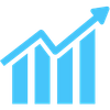Web Development 21 Business growth chart icon