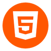 HTML5 and CSS3 development icons